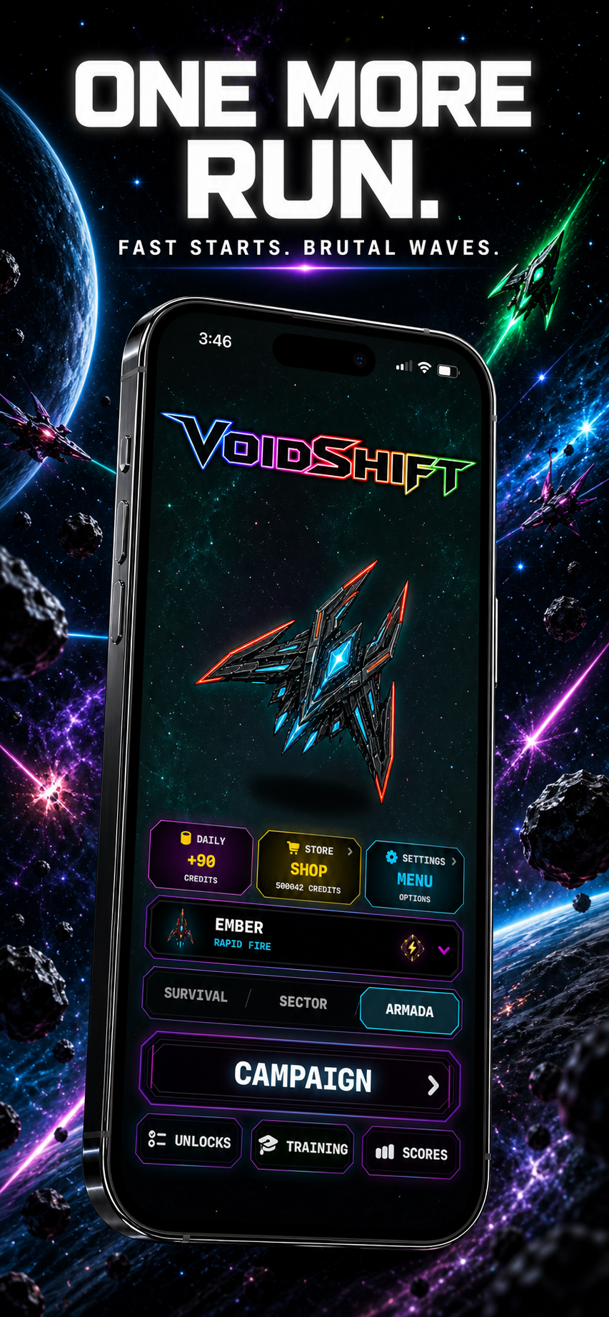 VoidShift One More Run promo